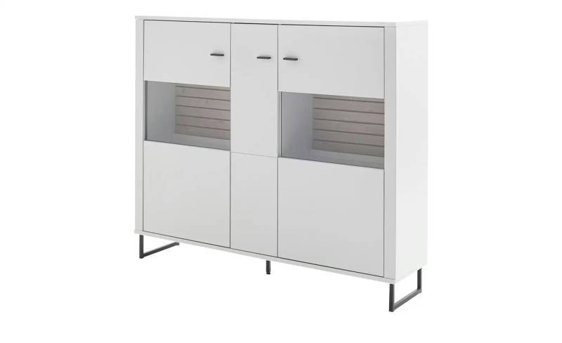 uno Highboard  Leni ¦ grau ¦ Maße (cm): B: 159 H: 136 T: 37.0 Kommoden & Sideboards > Highboards - Höffner