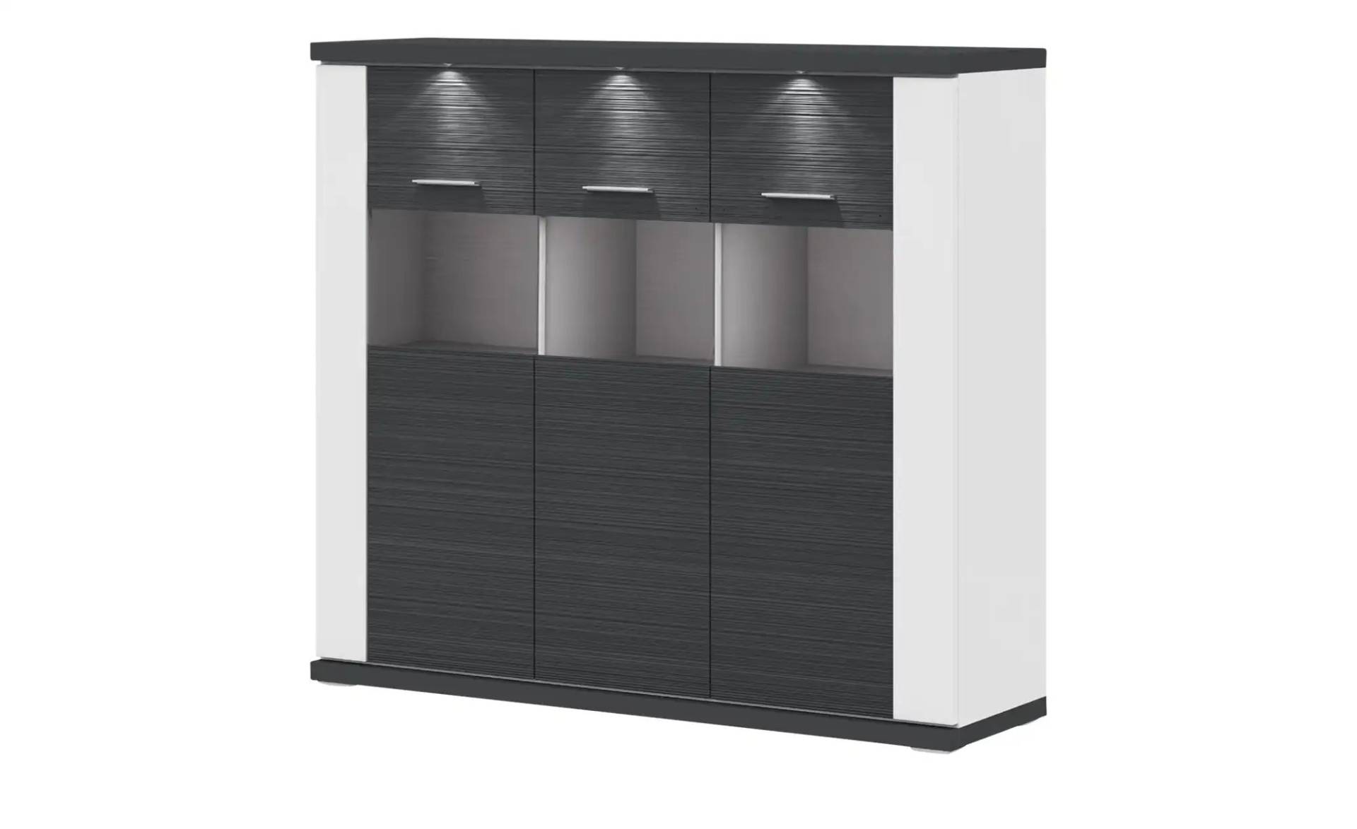 Primo Highboard   Titan ¦ grau ¦ Maße (cm): B: 146 H: 131 T: 42.0 Kommoden & Sideboards > Highboards - Möbel Kraft