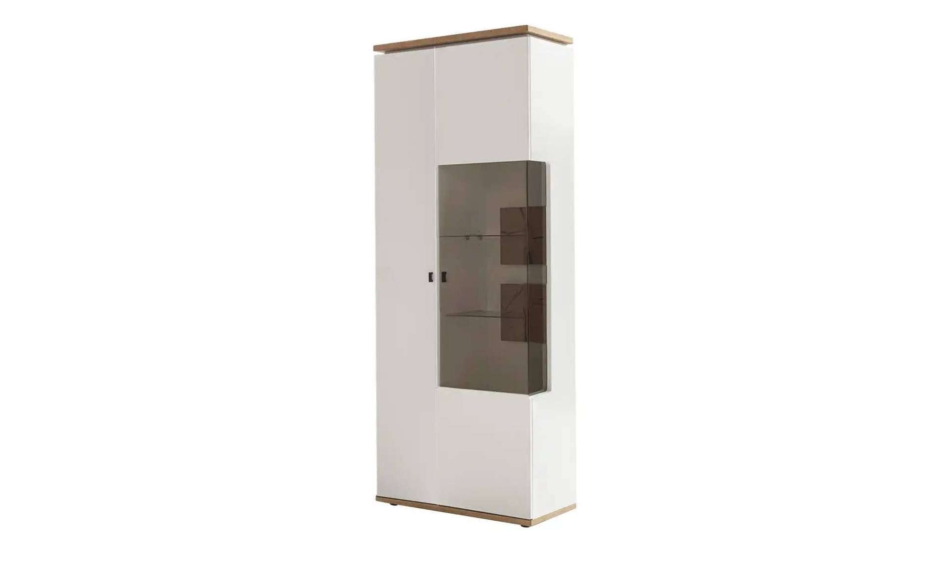 uno Kombi-Vitrine  Marlea ¦ weiß ¦ Maße (cm): B: 80 H: 203 T: 37.0 Schränke > Vitrinen - Höffner