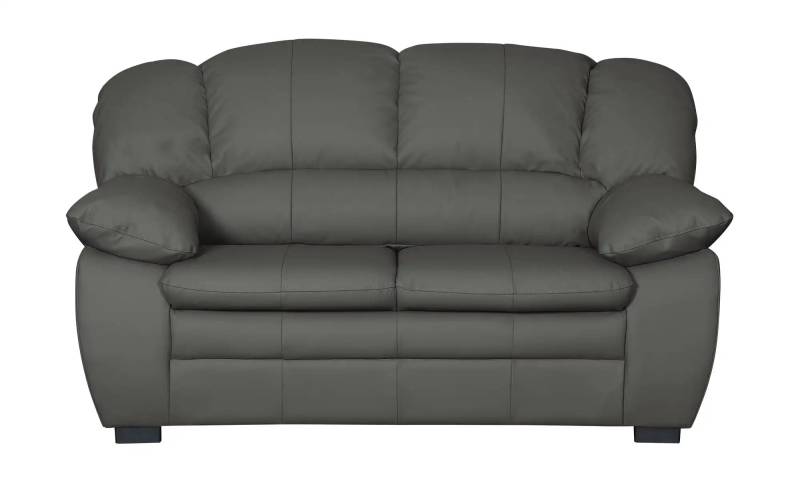 uno Ledersofa aus Echtleder Casino ¦ grau ¦ Maße (cm): B: 159 H: 88 T: 92.0 Polstermöbel > Sofas > 2-Sitzer - Höffner