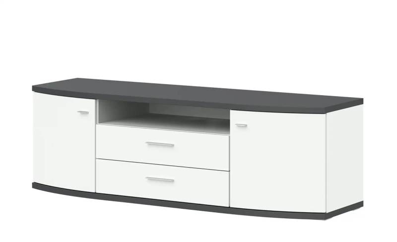 uno Lowboard  Gabbro ¦ weiß ¦ Maße (cm): B: 166 H: 53 T: 50.0 Kommoden & Sideboards > Lowboards - Höffner