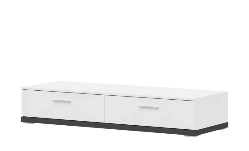 uno Lowboard  Titan ¦ weiß ¦ Maße (cm): B: 141 H: 27 T: 50.0 Kommoden & Sideboards > Lowboards - Höffner