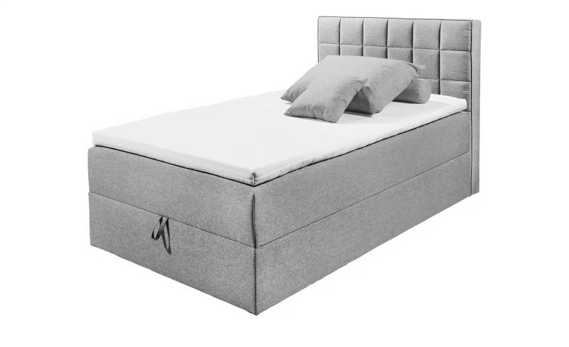 uno Boxbett mit Bettkasten Alaska  ¦ grau ¦ Maße (cm): B: 140 H: 123 Betten > Polsterbetten - Höffner