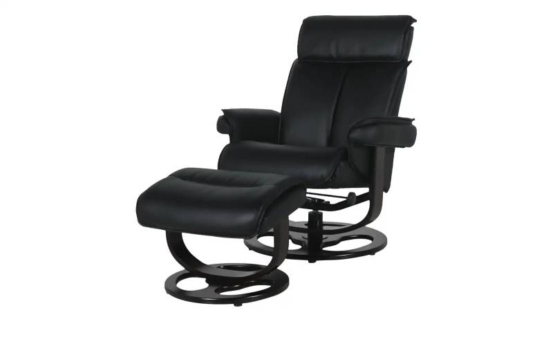 uno Sessel-Hocker-Set mit Relaxfunktion Robin ¦ schwarz ¦ Maße (cm): B: 81 H: 109 T: 123.0 Polstermöbel > Sessel > Relaxsessel - Höffner