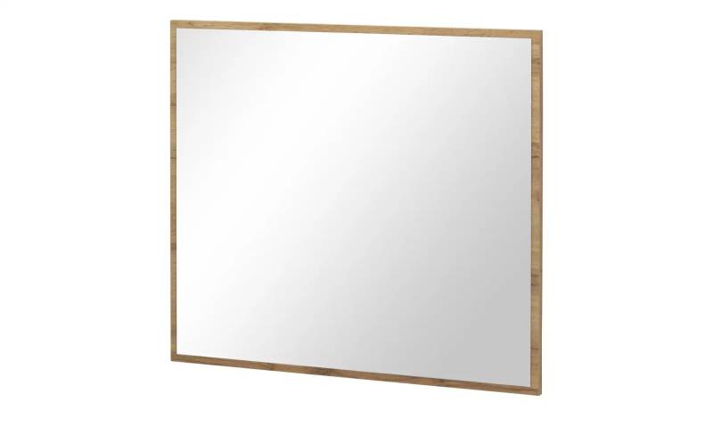uno Spiegel 80 x 70 cm Stripe ¦ holzfarben ¦ Glas,Aluminium,Holzwerkstoff ¦ Maße (cm): B: 80 H: 70 T: 2.0 Garderoben & Kleiderstangen > Garderoben Spiegel - Höffner