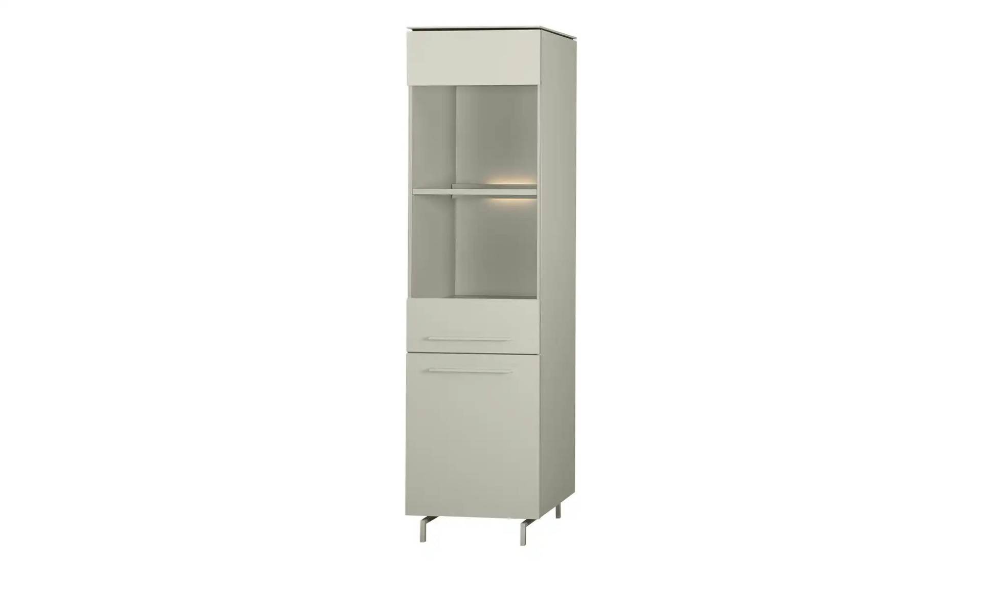 uno Vitrine  Scot ¦ grau ¦ Maße (cm): B: 55 H: 200 T: 45.0 Schränke > Vitrinen - Höffner
