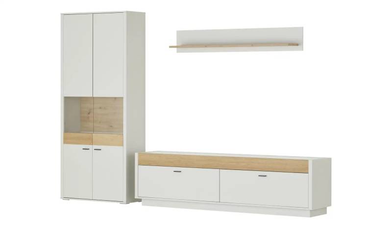 uno Wohnkombination  Manchester ¦ grau ¦ Maße (cm): B: 293 H: 206 T: 44.0 Kommoden & Sideboards > Wohnwände - Höffner