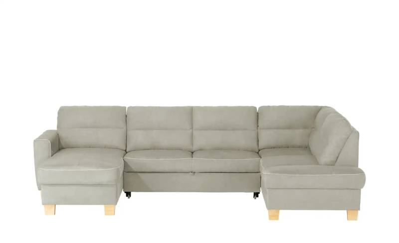 uno Wohnlandschaft mit Schlaffunktion  Vito ¦ grau ¦ Maße (cm): B: 309 H: 87 T: 190.0 Polstermöbel > Sofas > Schlafsofas - Höffner