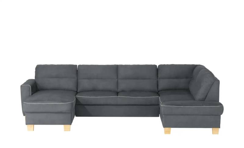 uno Wohnlandschaft mit Schlaffunktion  Vito ¦ grau ¦ Maße (cm): B: 309 H: 87 T: 190.0 Polstermöbel > Sofas > Schlafsofas - Höffner