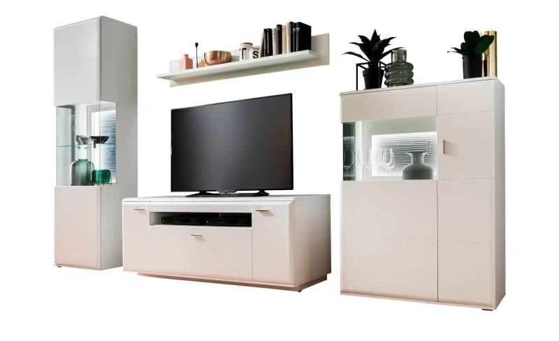 Primo Wohnwand  Ramon ¦ weiß ¦ Maße (cm): B: 300 H: 208 T: 51.0 Kommoden & Sideboards > Wohnwände - Möbel Kraft