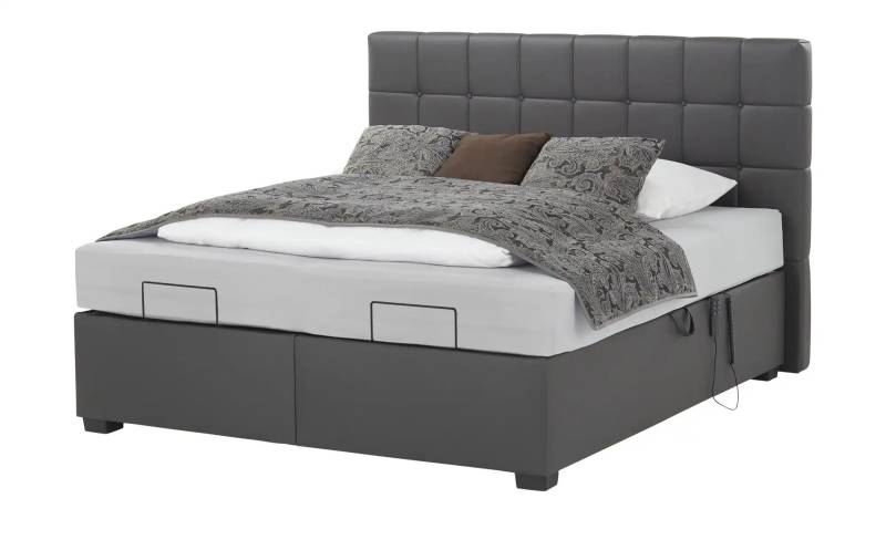 vanDoorn Motor-Boxspringbett  Ohio Motor ¦ grau ¦ Maße (cm): B: 192 H: 129 Betten > Boxspringbetten > Boxspringbetten 180x200 - Höffner