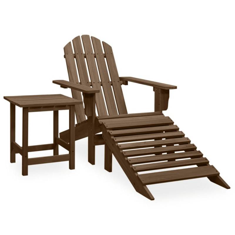 vidaXL ADIRONDACK-GARTENSTUHL Braun