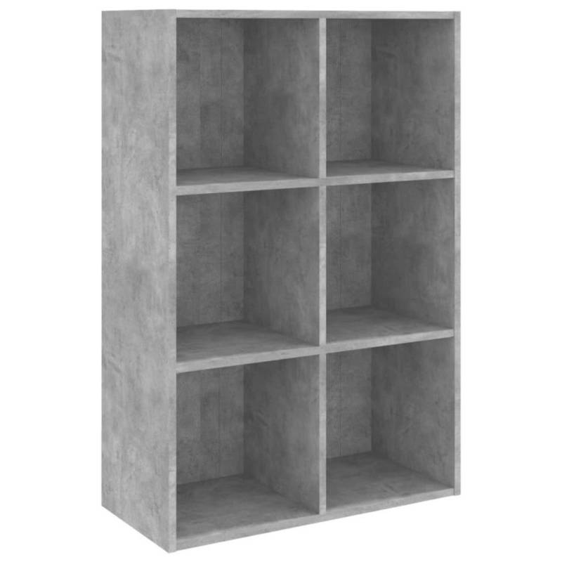 vidaXL BÜCHERREGAL/SIDEBOARD Hellgrau