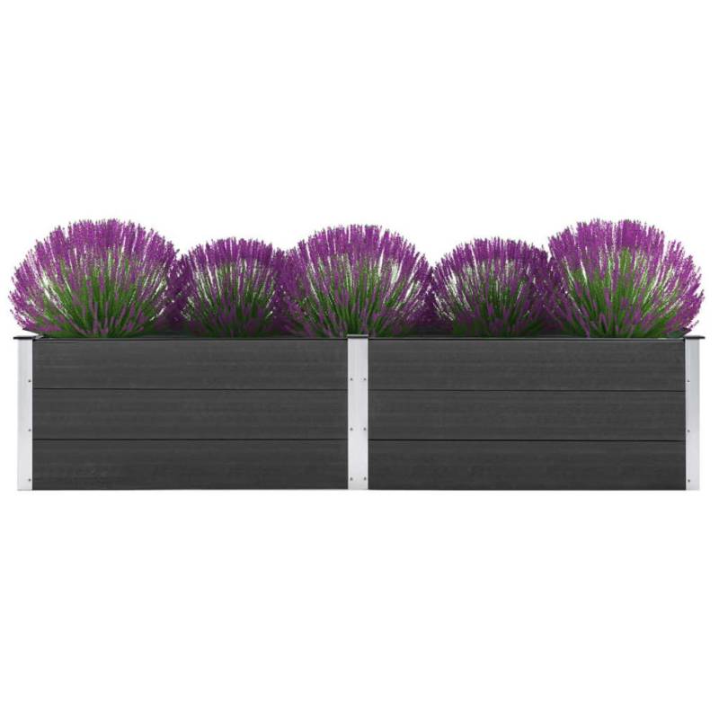 vidaXL GARTEN-HOCHBEET Grau