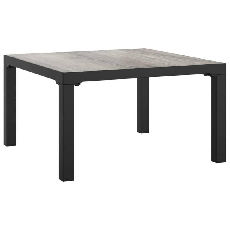 vidaXL GARTEN-LOUNGETISCH Grau