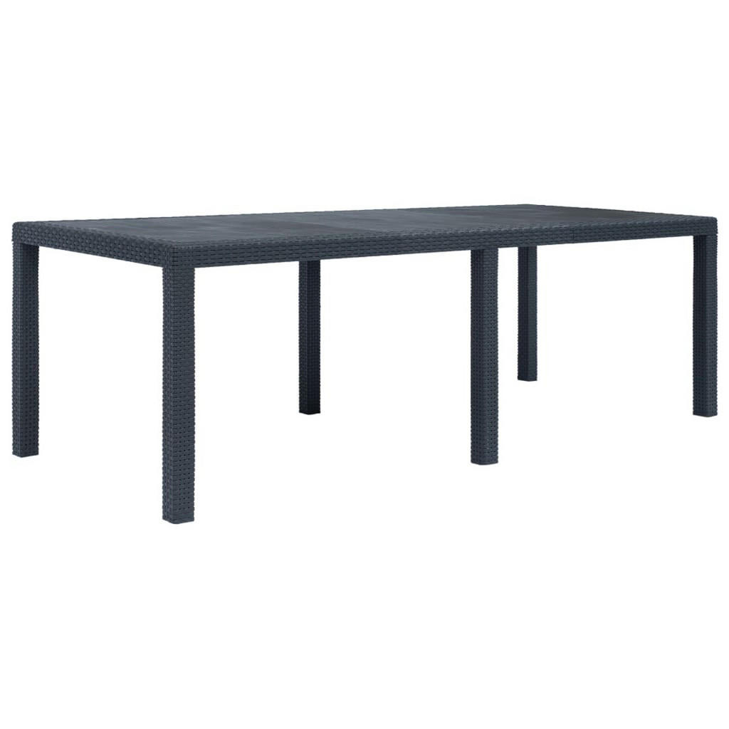 vidaXL GARTENTISCH Anthrazit vidaXL GARTENTISCH Anthrazit