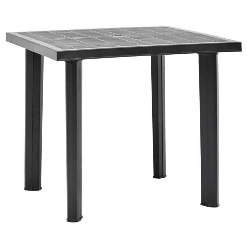 vidaXL GARTENTISCH Anthrazit