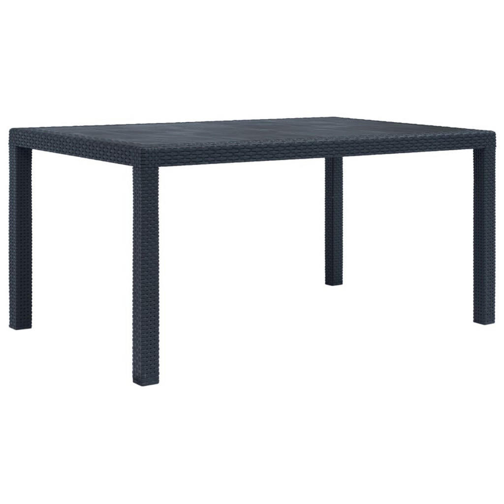 vidaXL GARTENTISCH Anthrazit vidaXL GARTENTISCH Anthrazit