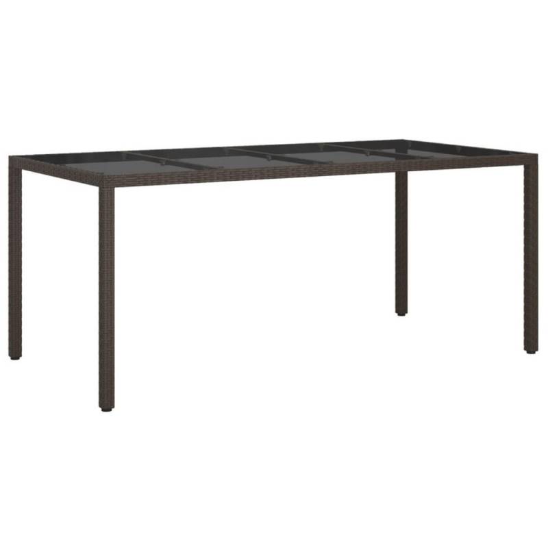 vidaXL GARTENTISCH Braun