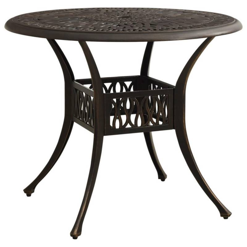 vidaXL GARTENTISCH Bronze