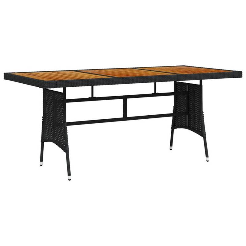 vidaXL GARTENTISCH Schwarz