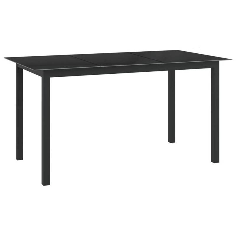 vidaXL GARTENTISCH Schwarz