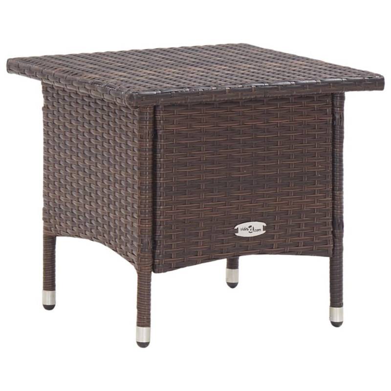 vidaXL LOUNGETISCH Braun