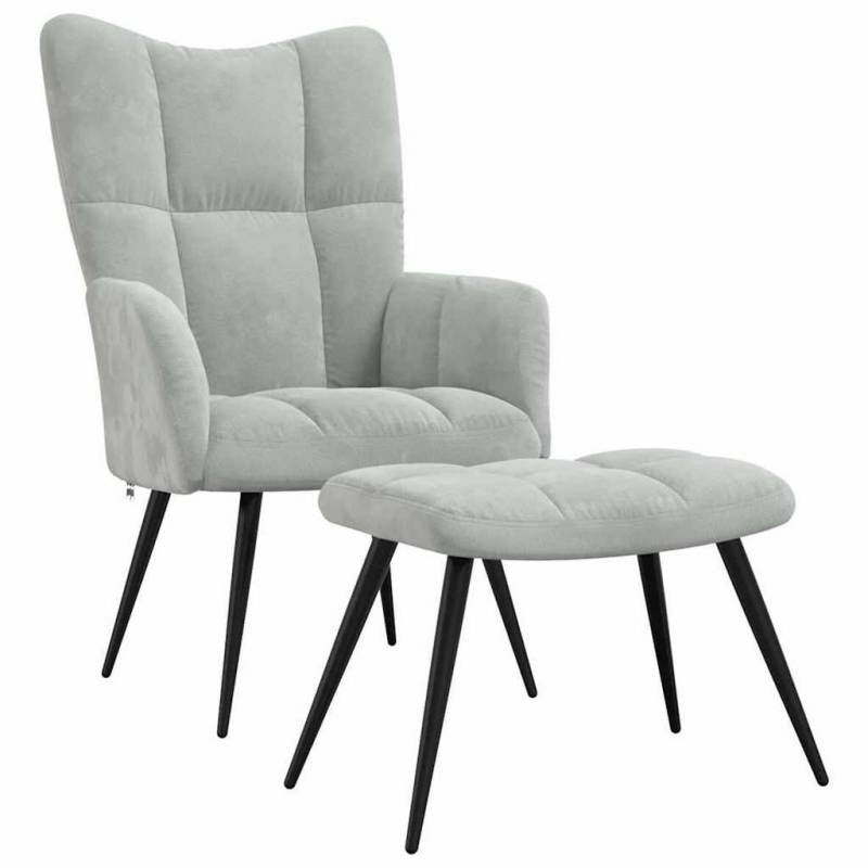 vidaXL RELAXSESSEL Hellgrau