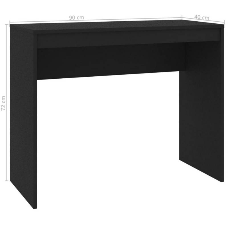 vidaXL SCHREIBTISCH Schwarz
