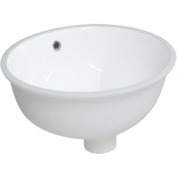 Waschbecken,Handwaschbecken Weiß 37x31x17,5 cm Oval Keramik vidaXL von BONNEVIE