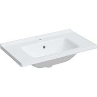 VidaXL Waschbecken Weiß 81x48x19,5 cm Rechteckig Keramik von RICEEL