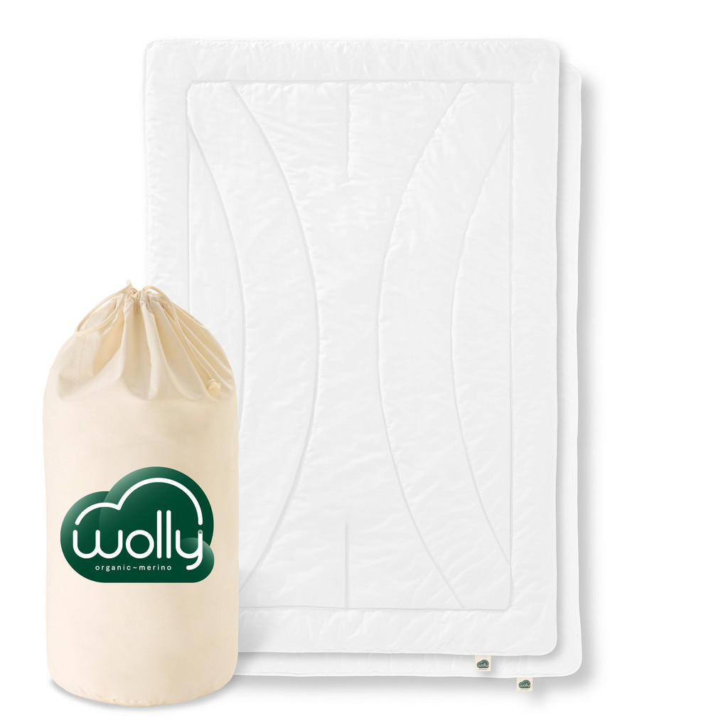 wolly 4-JAHRESZEITEN-BETTDECKE Weiß