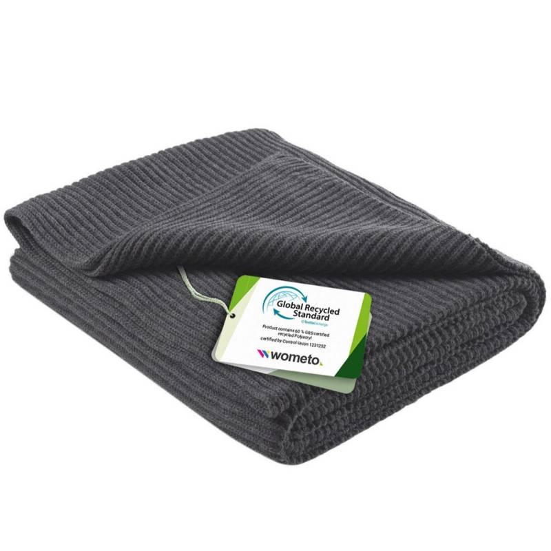 wometo STRICKDECKE Dunkelgrau