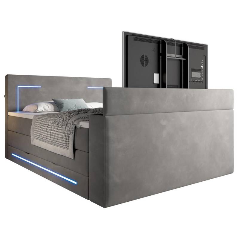 wonello BOXSPRINGBETT Anthrazit