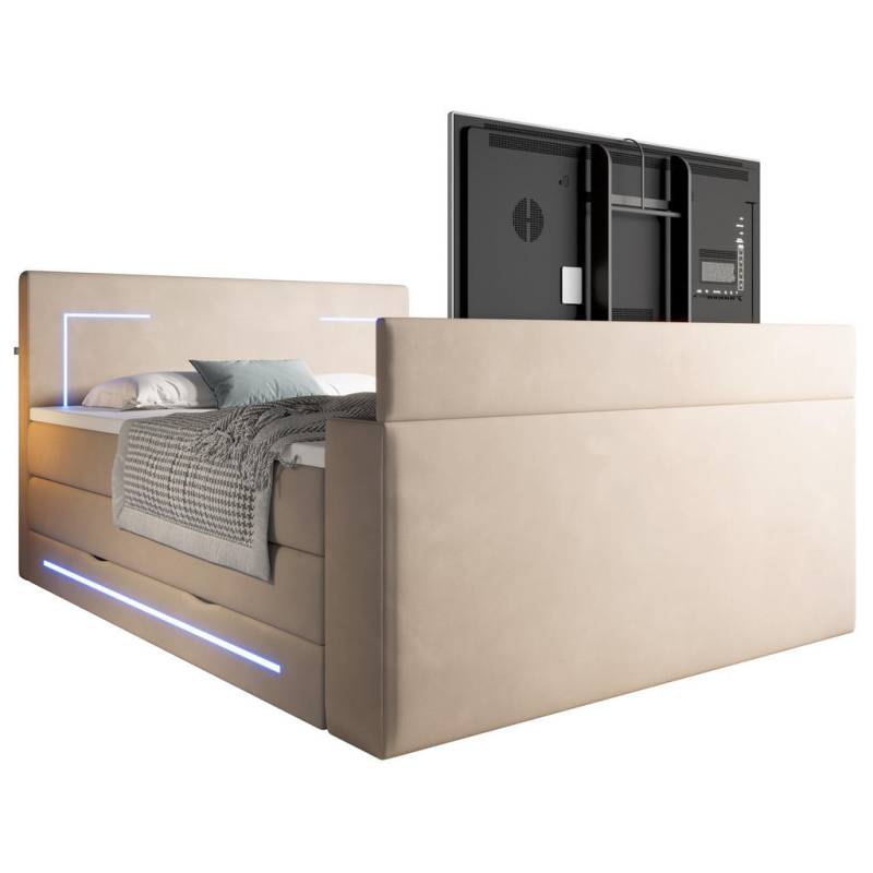 wonello BOXSPRINGBETT Beige