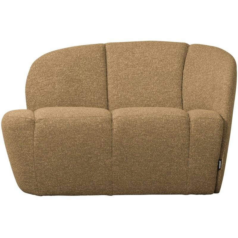 woood - Mojo - 2 Sitzer Bank - Bouclé - Gelb Braun Melange