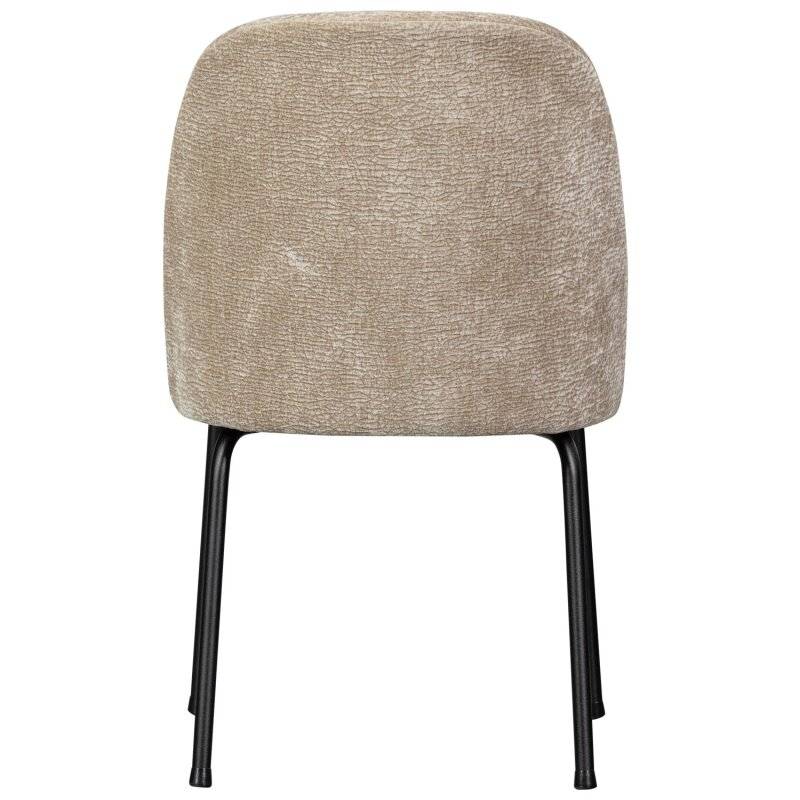 woood - Vogue - 2er Set Esszimmerstuhl - 3D Chennile - Sand