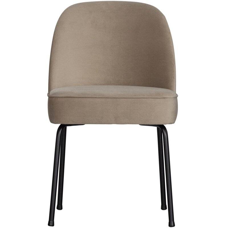 woood - Vogue - 2er Set Esszimmerstuhl - Samt - Khaki