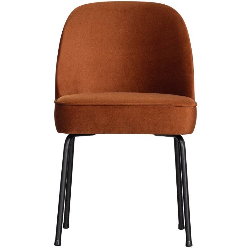 woood - Vogue - 2er Set Esszimmerstuhl - Samt - Rost