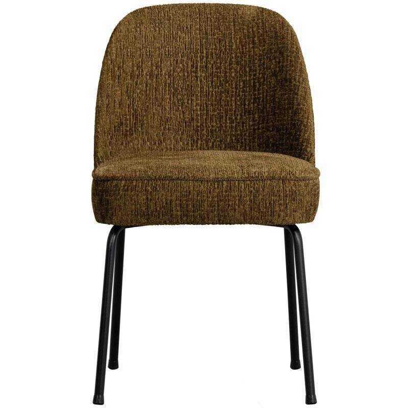 woood - Vogue - 2er Set Esszimmerstuhl - Structure Velvet - Brass