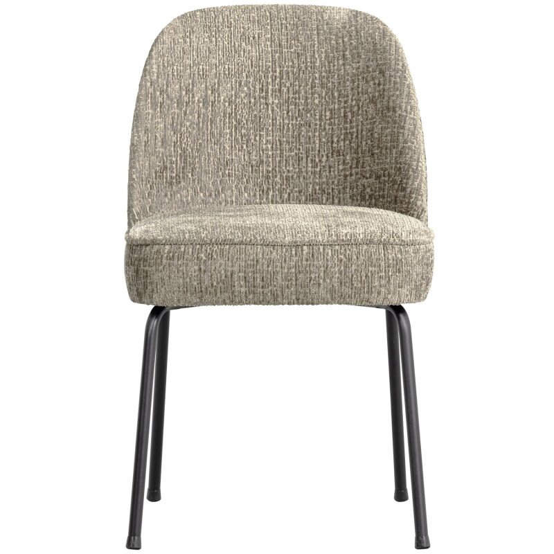 woood - Vogue - 2er Set Esszimmerstuhl - Structure Velvet - Wheatfield
