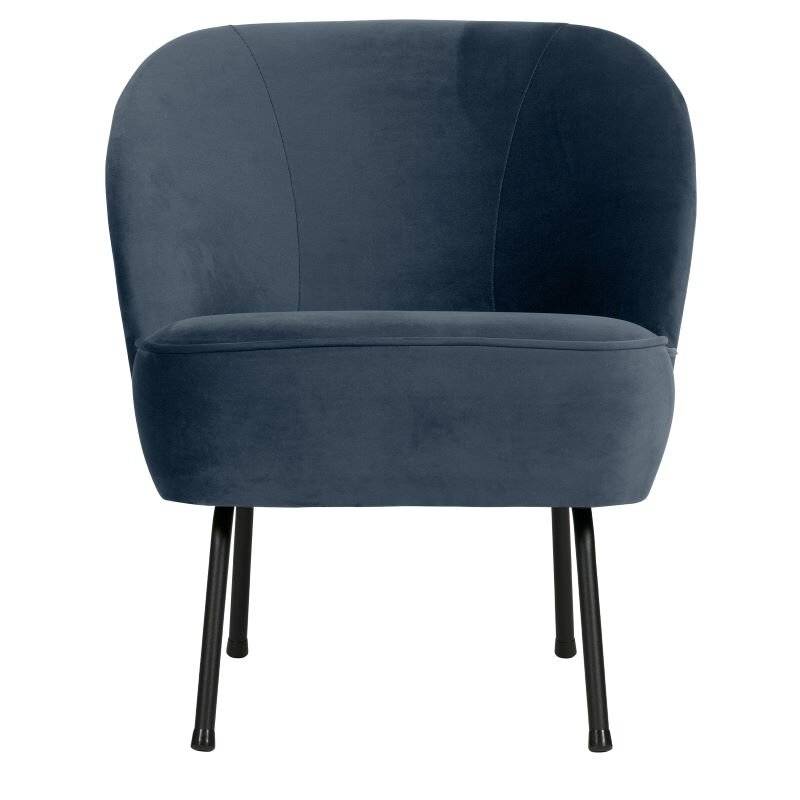 woood - Vogue - Sessel - Samt - Blau