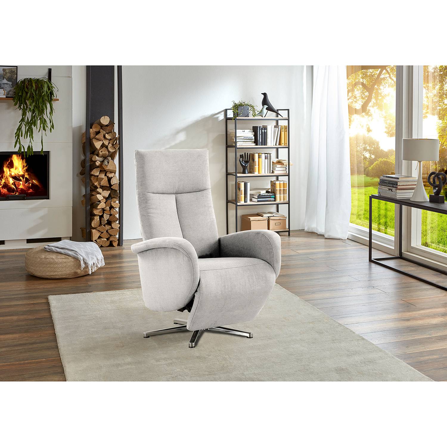 home24 Relaxsessel Nesebar II Silber Flachgewebe Olea Manuelle Verstellung ohne Aufstehhilfe/Relaxfunktion 75 x 112 x 82cm home24 Relaxsessel Nesebar II Silber Flachgewebe Olea Manuelle Verstellung ohne Aufstehhilfe/Relaxfunktion 75 x 112 x 82cm von home24