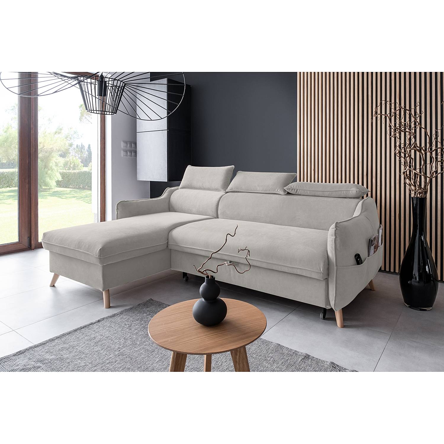 Ecksofa Huesca mit Longchair von loftscape