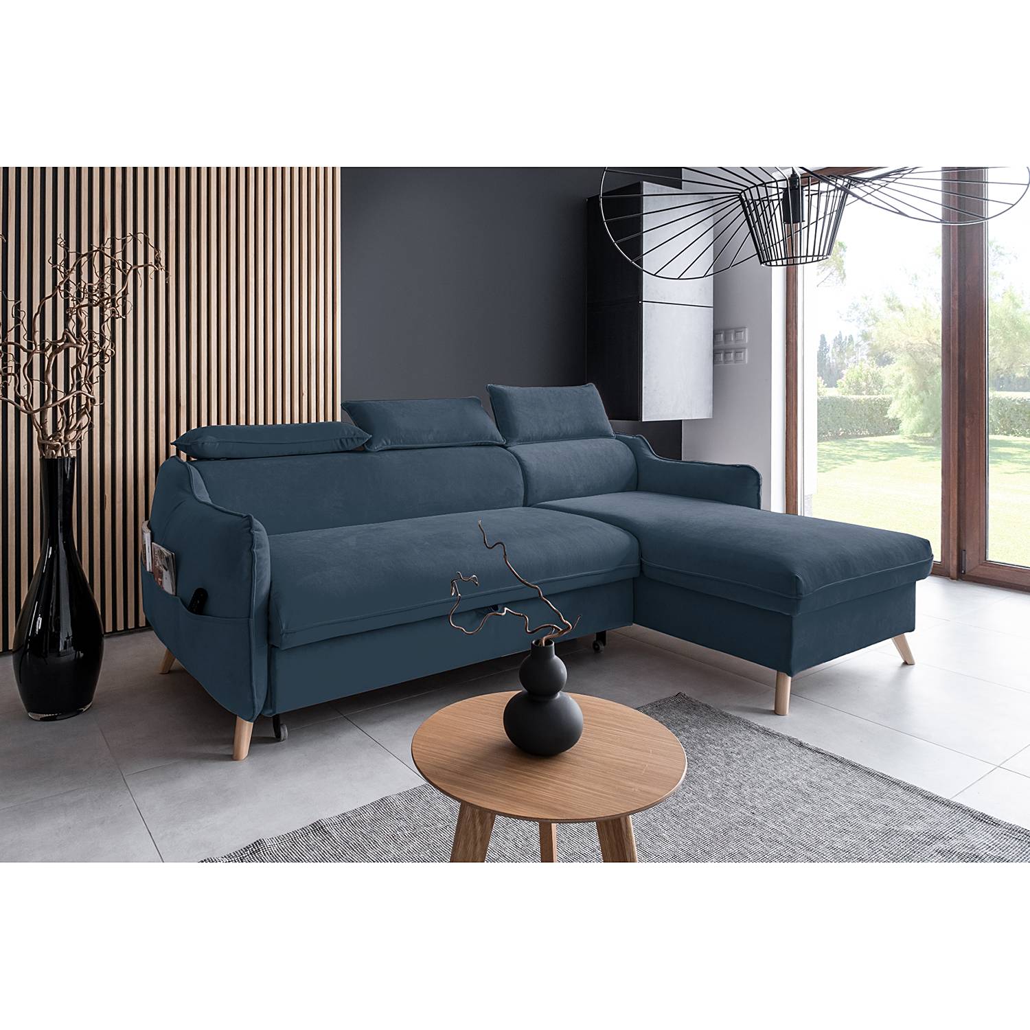 Ecksofa Huesca mit Longchair von loftscape