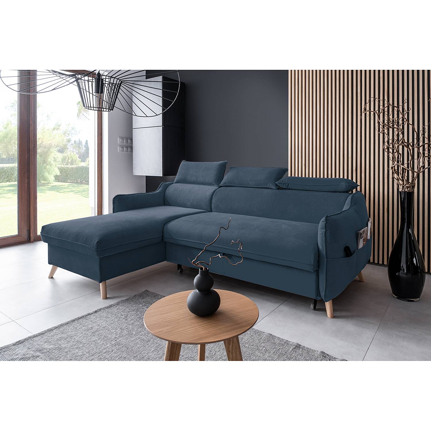 Ecksofa Huesca mit Longchair von loftscape