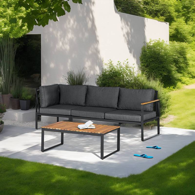 Gartenloungeset Coari 3-teilig A von Jardi