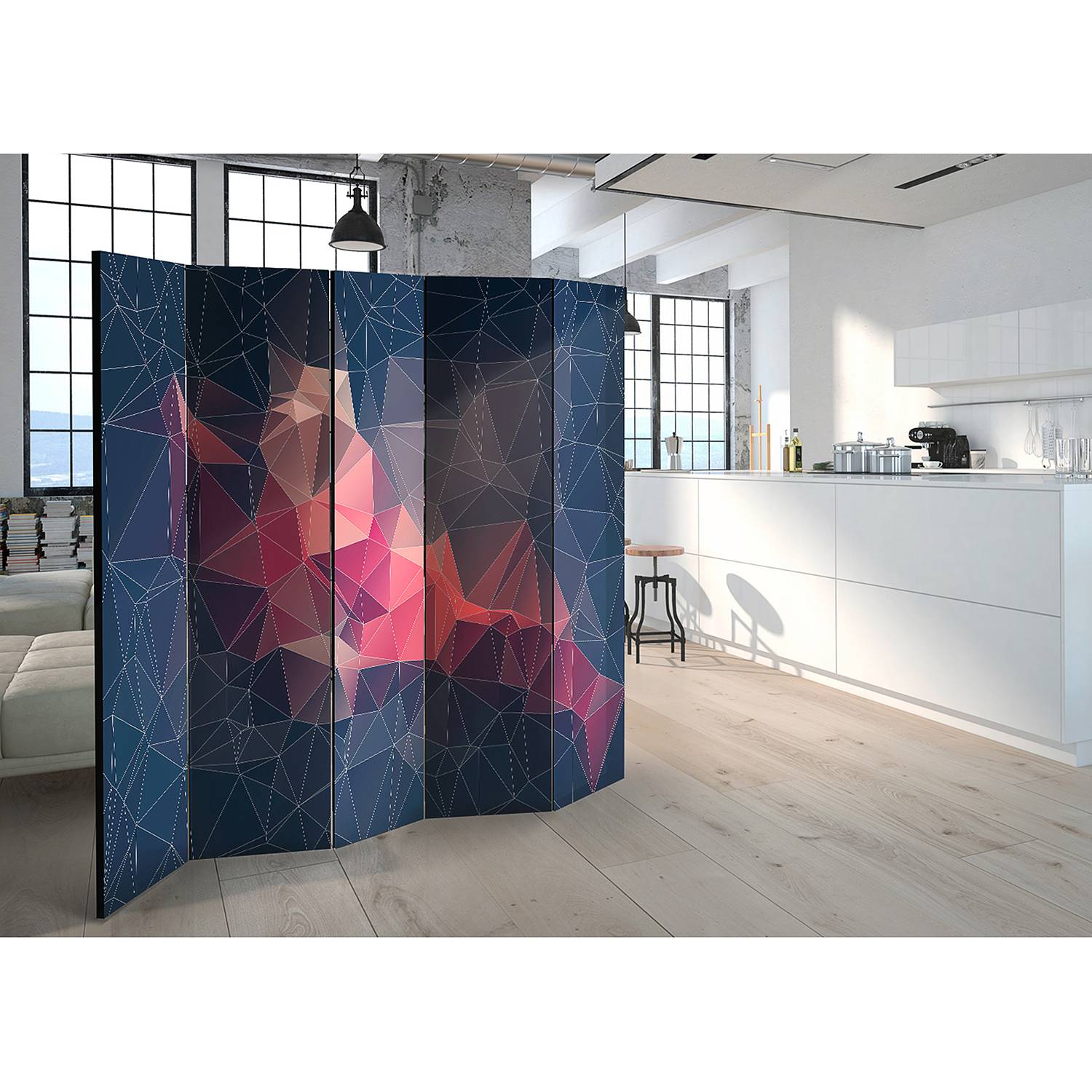 home24 Paravent Abstract Bird Vlies / Buche Schwarz 225 x 172cm home24 Paravent Abstract Bird Vlies / Buche Schwarz 225 x 172cm von home24