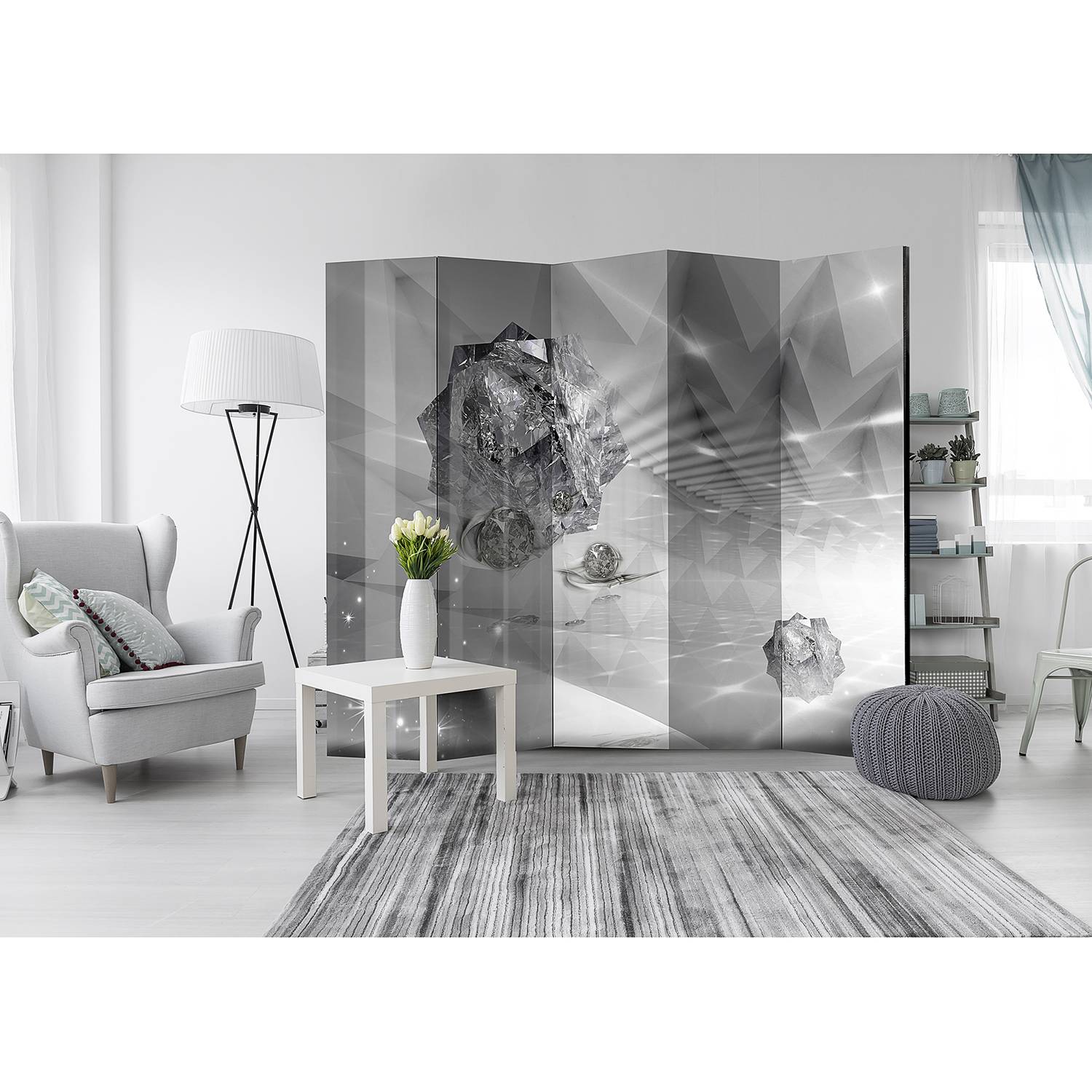 home24 Paravent Abstract Greyness Vlies / Buche Grau 225 x 172cm home24 Paravent Abstract Greyness Vlies / Buche Grau 225 x 172cm von home24
