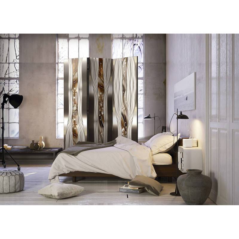 home24 Paravent Art. Expression Vlies / Buche Metall 135 x 172cm von home24